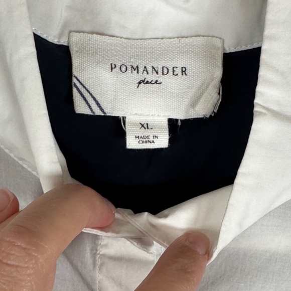 Tuckernuck Pomander Place Burnell Colorblock Shirt Dress Size XL - Picture 4 of 8